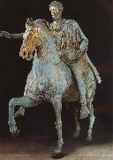 unknow artist Rider statue of Marcus Aurelius Spain oil painting reproduction